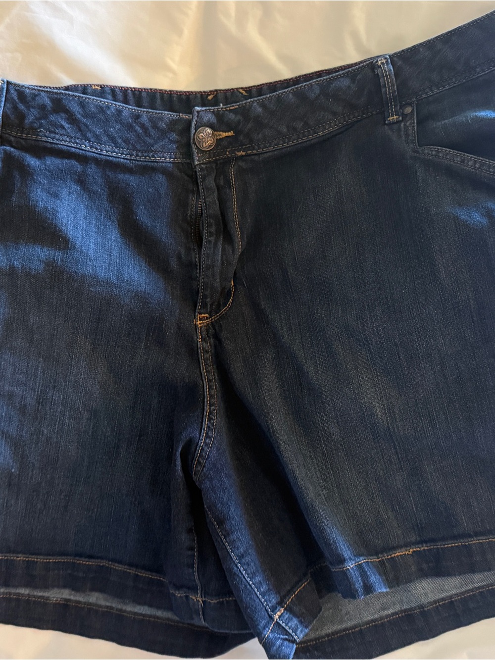 Lane Bryant Dark Indigo Denim Shorts